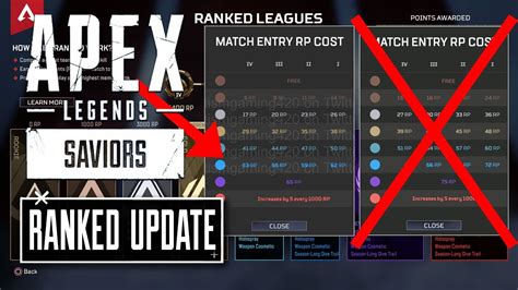 Ranked Update And Changes In Second Split Of Apex Legends Season Youtube
