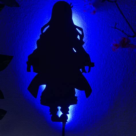 Demon Slayer Nezuko Kamado Silhouette Wall Lamp Kuumiko