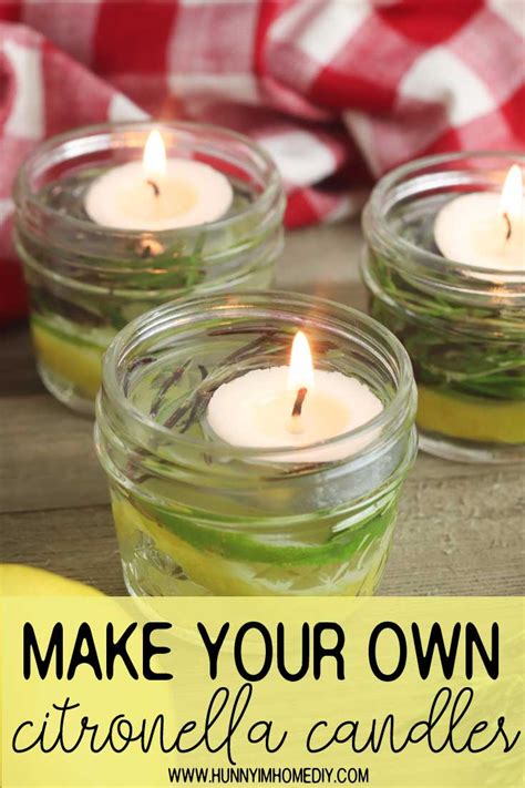 How To Make Diy Mosquito Repellent Candles Hunny Im Home
