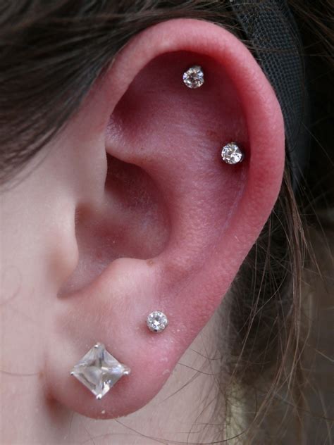 Double Ear Piercing Jewelry Cost Pictures Body Piercing Magazine