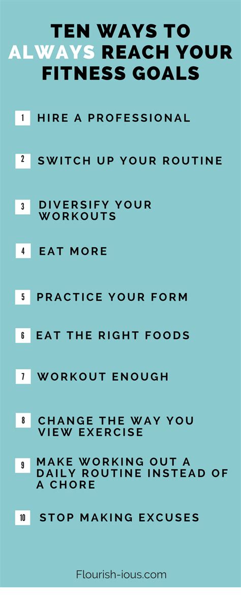 10 Surefire Ways To Reach Your Fitness Goals Fitness Goals You