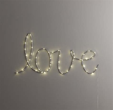 Too often when people think about wall decor, they think about wall art of some kind. Starry Light Wall Décor - "Love"