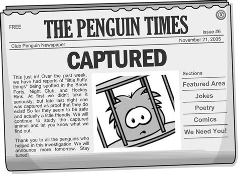 Club Penguin Timesissue 6 Club Penguin Wiki Fandom
