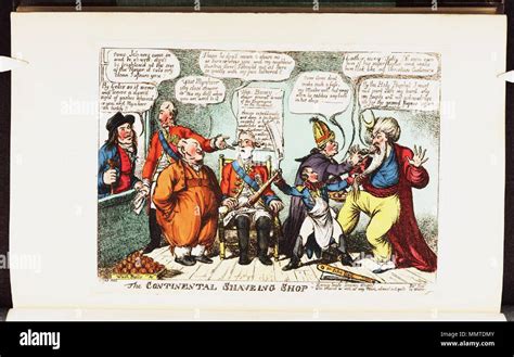 Satire On The Napoleonic Wars British Political Cartoon The