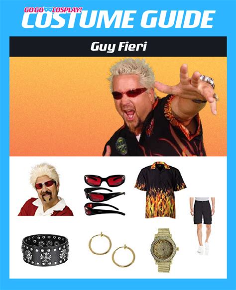 Guy Fieri Costume DIY Halloween Guide With Wig Flame Shirt