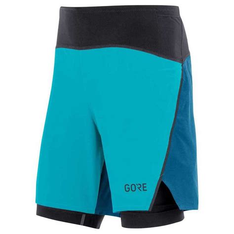 Gore Wear R7 2 In 1 Short Pants Blue Runnerinn