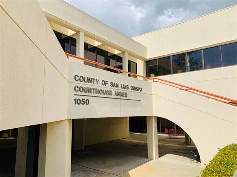 San Luis Obispo County Court Calendar