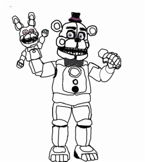 Funtime Freddy Coloring Pages Select From 33011 Printable Crafts Of