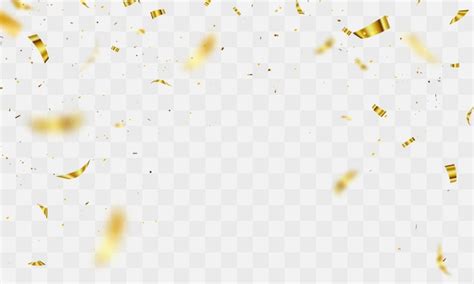 Premium Vector Celebration Background Template With Confetti Gold
