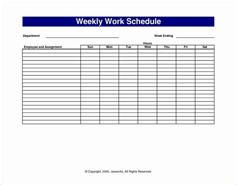 Free Excel Shift Schedule Template ~ Excel Templates