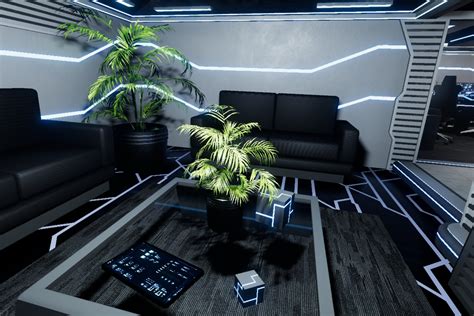 Futuristic Scifi Interior 3d Sci Fi Unity Asset Store