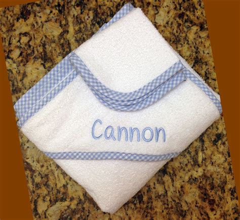 I love hooded towels for wrapping my little guy in after his bath. Monogram Baby Towel Set Personalized Kids Towels Hooded ...