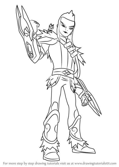 Coloring pages for kidsfree printable slugterra getcoloringpages com blaster at getcolorings free colorings to print frostfang lamborghini educative. Learn How to Draw Junjie from Slugterra (Slugterra) Step ...