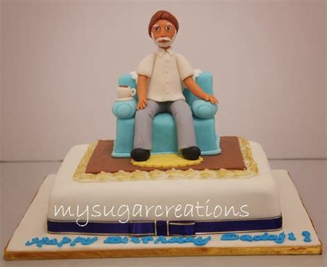 My Sugar Creations 001943746 M Man In Couch Cake