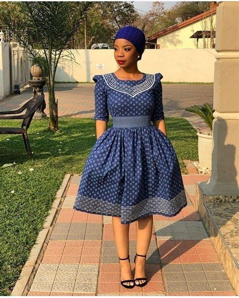 Trending Outfit Ideas For Women Shweshwe Dresses 2019 African Wax Prints Seshoeshoe Patterns
