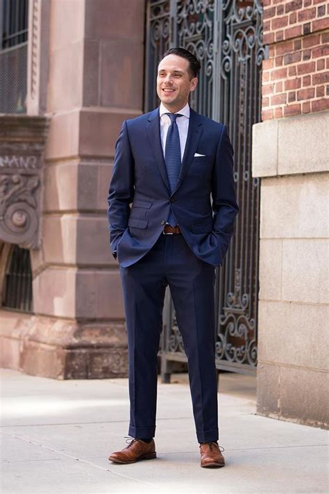 Mens Navy Suit Outfit Barb Walden