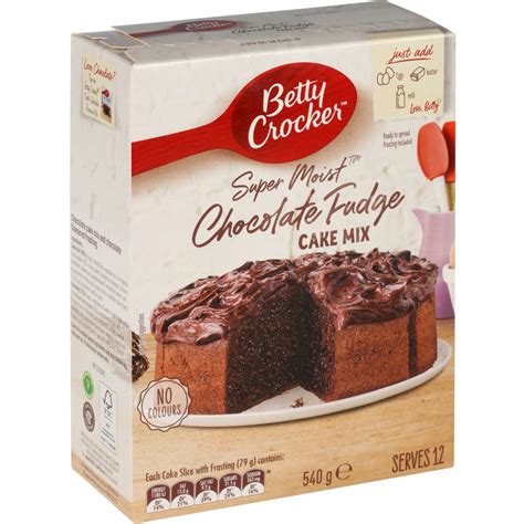 Buy betty crocker cake mix chocolate fudge cake 540g online at