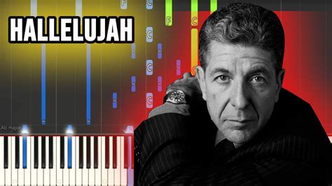 How To Play Leonard Cohen Hallelujah Piano Tutorial Youtube