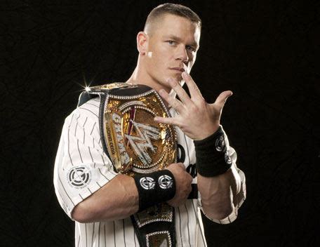 Cena with his wwe belt. WWE CHAMPION 2011: john cena new wwe championship belt