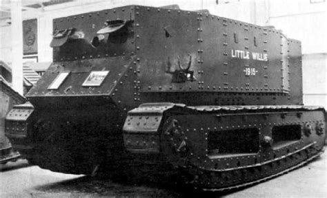 The First Tank Was Named “little Willie” And It Had A Top Speed Of 3