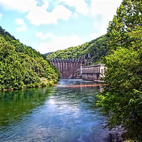 Cheoah Dam0902 Cheoah Dam In North Carolina On The Little Flickr