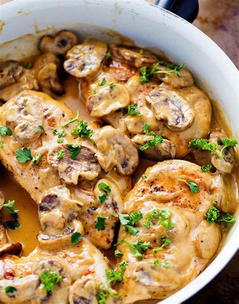 Fresh rosemary, cannellini beans, and canned diced tomatoes make this dish. Creamy Chicken Marsala | Marsala chicken recipes, Chicken ...