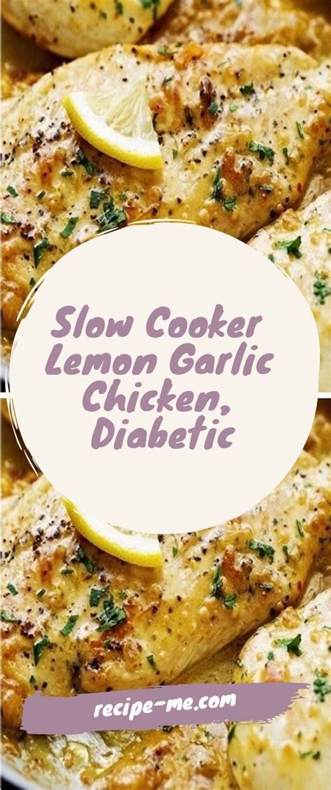 Crock pot white chicken chili. Slow Cooker Lemon-Garlic Chicken, Diabetic - Recipes - # ...