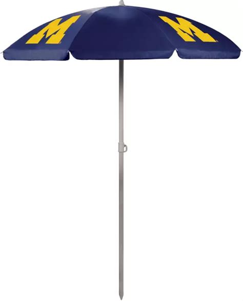 Picnic Time Michigan Wolverines 5 ½ Foot Beach Umbrella Dicks Sporting Goods