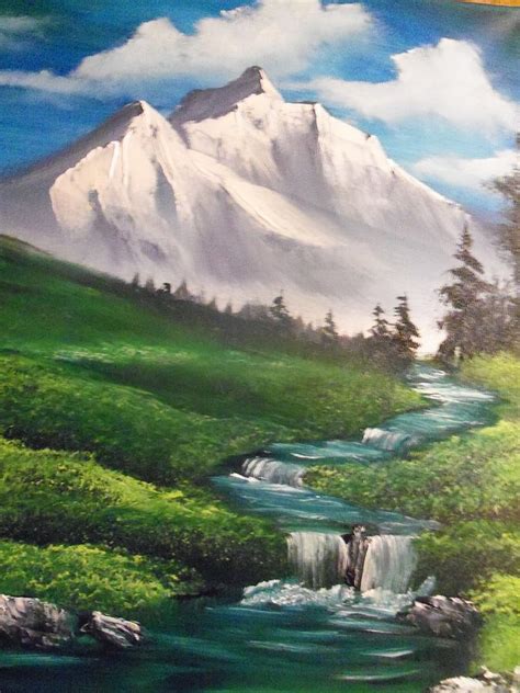 Mountain Springs Painting By Ricky Haug