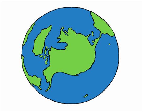 Dibujo Planeta Tierra Dibujos De La Tierra Para Colorear