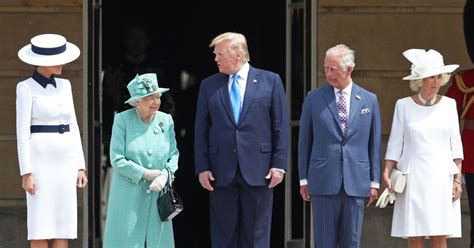 Donald Trumps Uk State Visit Captured In Fascinating Photos On Day One Mirror Online