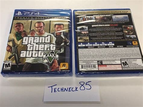 Grand Theft Auto V 5 Premium Online Edition Gtav Gta5 Playstation 4