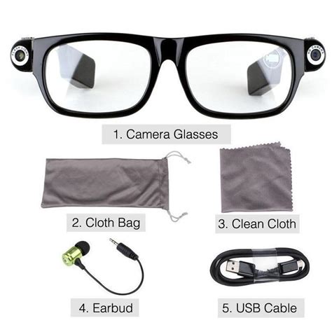 Smartglass Bluetooth Glasses Spy Camera Glasses T Wows
