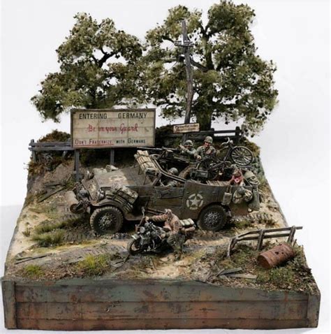 Army Vehicle Diorama Maquette