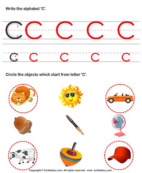 Alphabets Worksheets - Identify Words For Letters A Z 3 | Alphabet ...