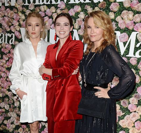 Lea Thompson Daughters Zoey And Madelyn Deutch At Max Mara Event
