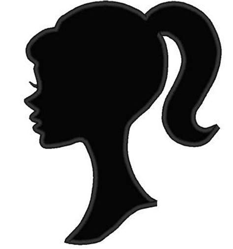 Printable Barbie Silhouette