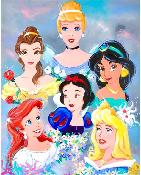 Pin By Laura Smith On Disney Disney Princess Paintings Princess