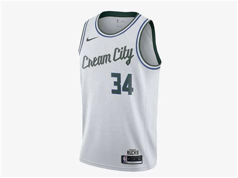 Great savings free delivery / collection on many items. Áo NBA Milwaukee Bucks Cream City
