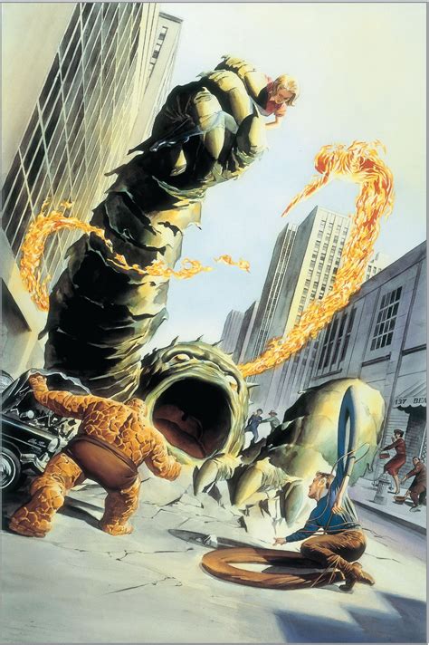 Fantastic Four 01 Cover Homage By Alex Ross Alex Ross Marvel Comics