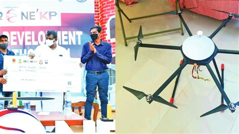 Sajiths Drone Can Fly Carrying 15 Kg Bags 1st Prize In Drone