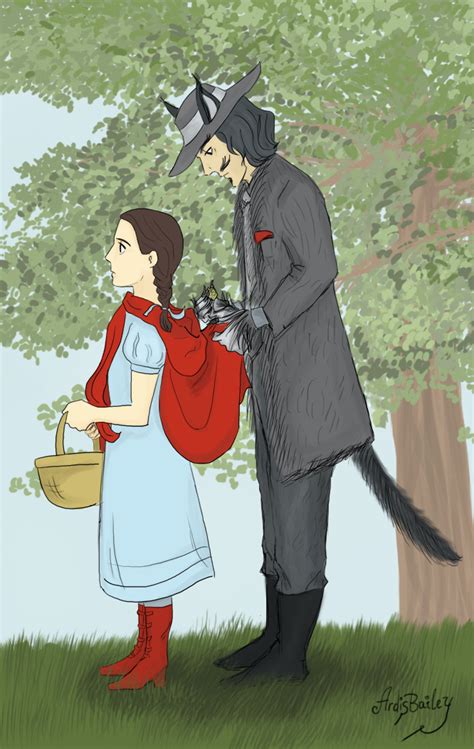 wolf x little red riding hood a bur on the cloak by ardisbailey on deviantart
