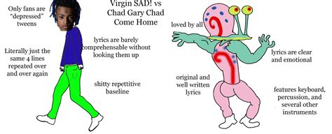 Virgin Sad Vs Chad Gary Come Home Rvirginvschad