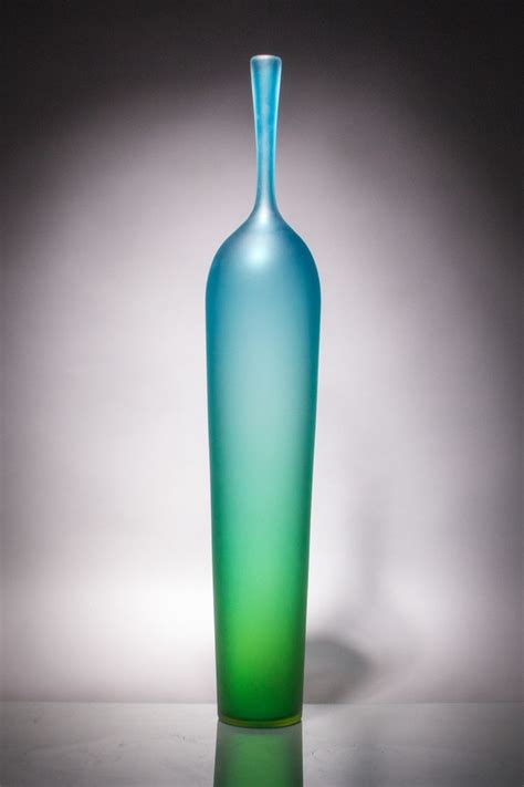 Ombre Bottles By J Shannon Floyd Art Glass Vase Artful Home Glass