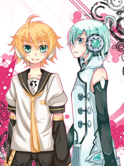 Kagamine Len And Utatane Piko Vocaloid Drawn By Zerolandkana1031