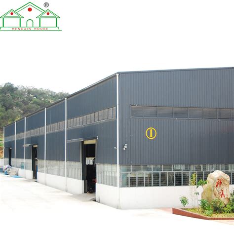 High Quality Iso Certified Nude Packed Workshop Steel Structure House