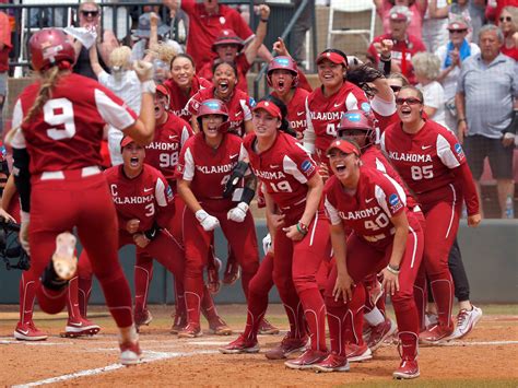 Oklahoma Softball One Win Away From National Title Espn 98 1 Fm 850 Am Wruf