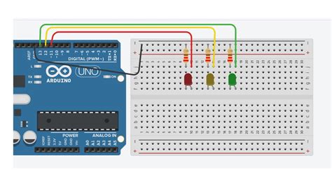 Arduino Tutorial How To Blink Multiple Leds Simulation Vrogue