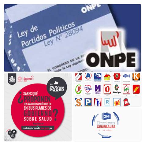 La Ley De Partidos Políticos En El Perú En Búsqueda De Elegir Ella