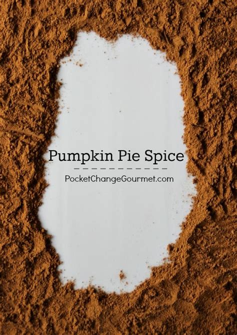 Pumpkin Pie Spice Recipe Pocket Change Gourmet Recipe Spice